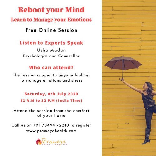Reboot your Mind – Learn to Manage your Emotions